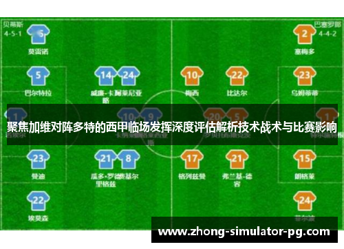 聚焦加维对阵多特的西甲临场发挥深度评估解析技术战术与比赛影响 聚焦加维对阵多特的西甲临场发挥深度评估解析技术战术与比赛影响